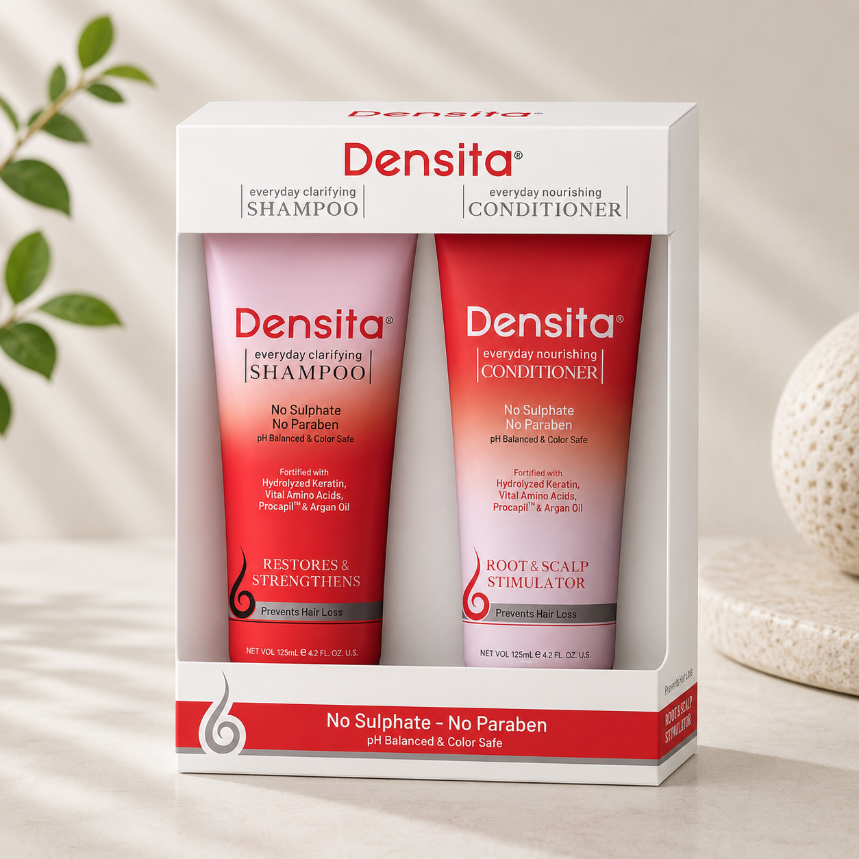Densita Shampoo & Conditioner Combo Pack , 125ml
