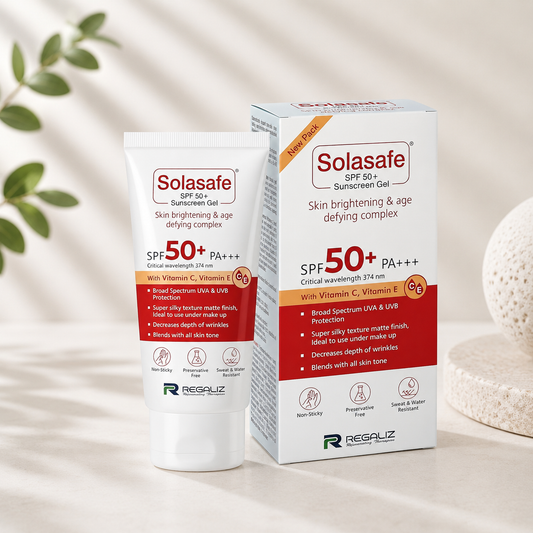 Solasafe Sunscreen SPF 50+  Silicone Sunscreen Gel 50g