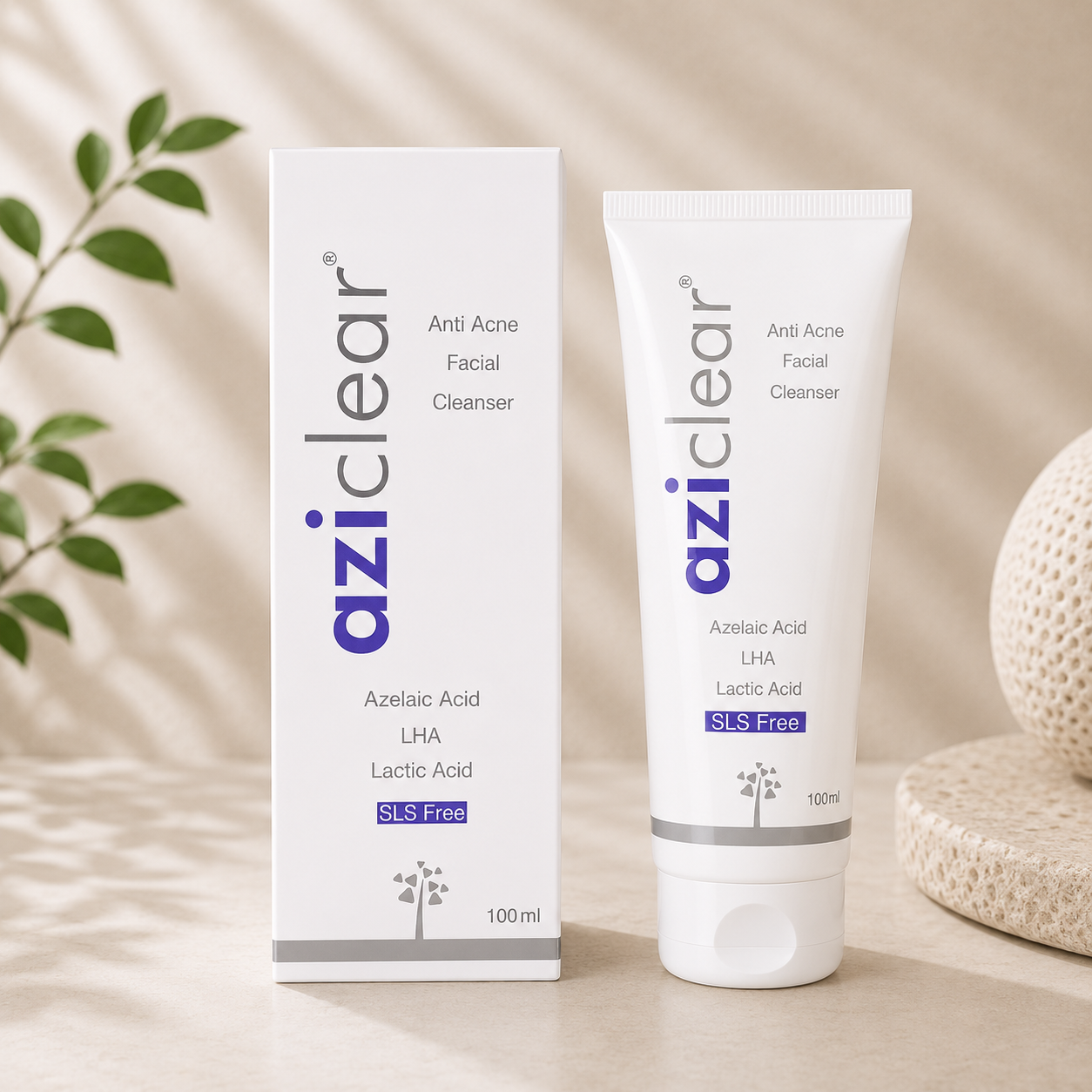 Aziclear Anti Acne Facial Cleanser, 100ml